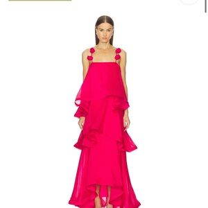Elliatt Thalia Gown in Cerise